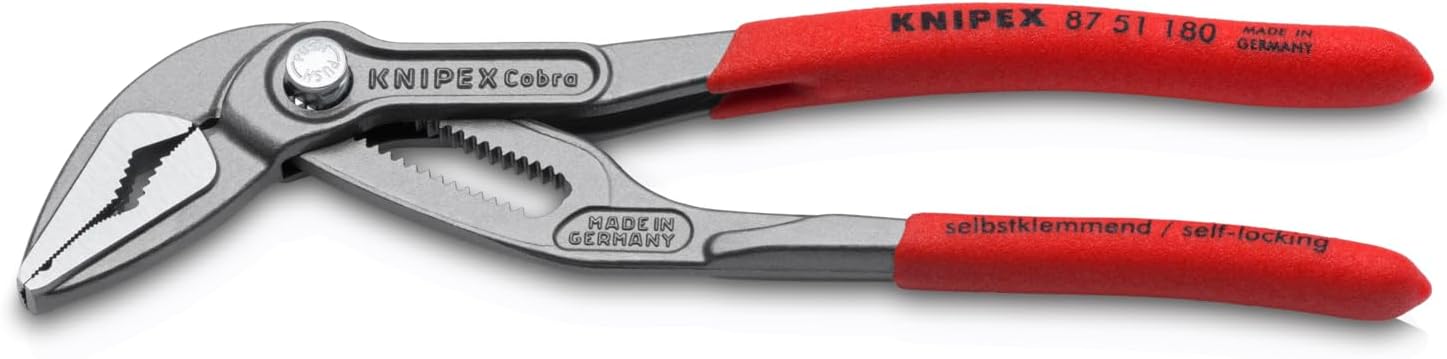 KNIPEX Tools 87 51 180 Cobra® ES Water Pump Pliers. 7-1/4