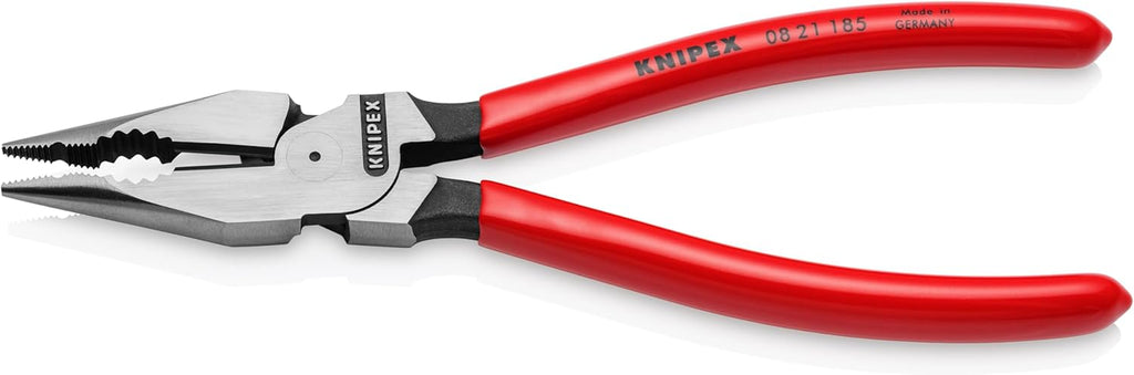 KNIPEX Tools 08 21 185 Needle-Nose Combination Pliers. 7-1/4