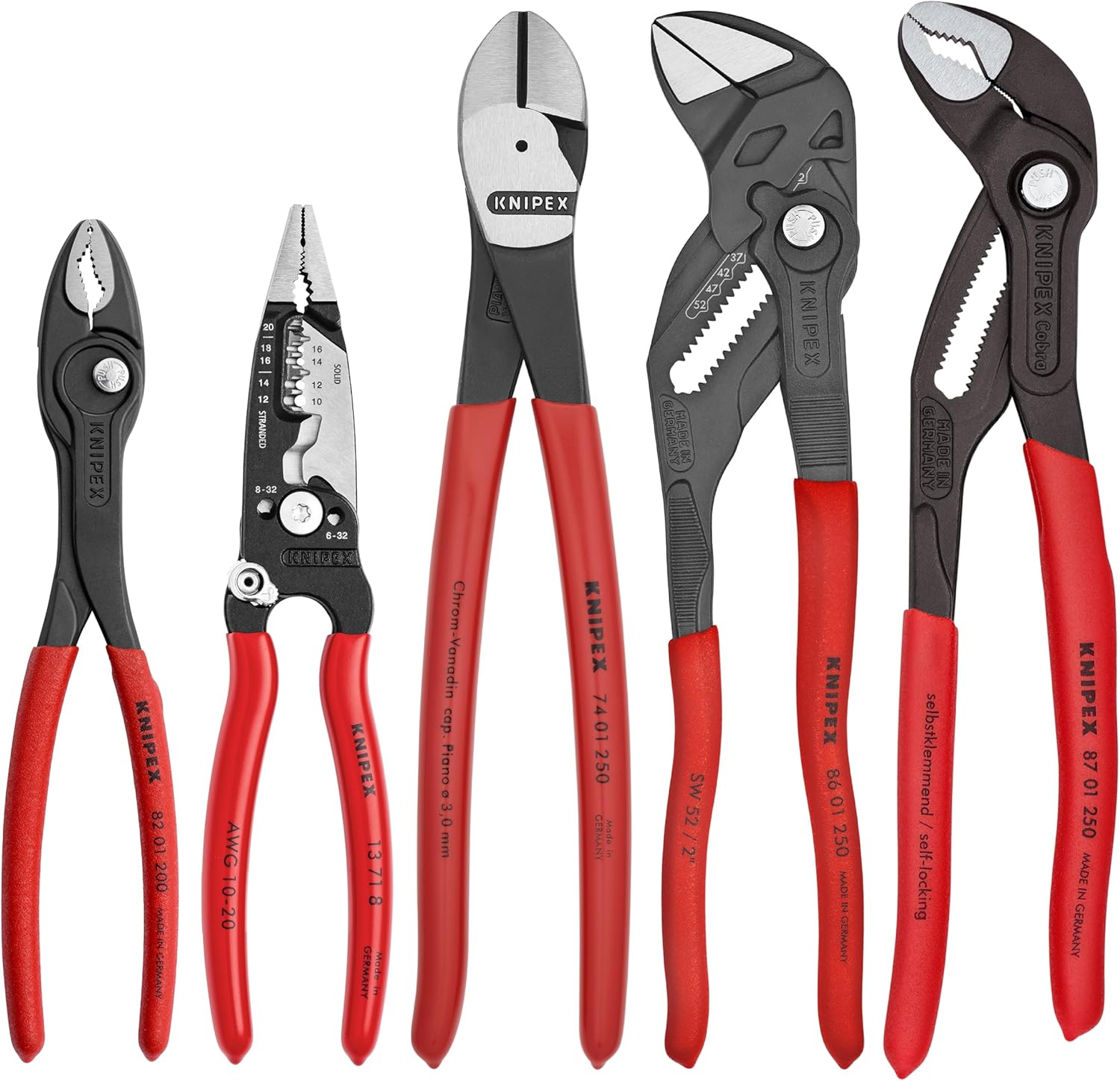 Tools  5 Pc Core Pliers Set in Tool Roll