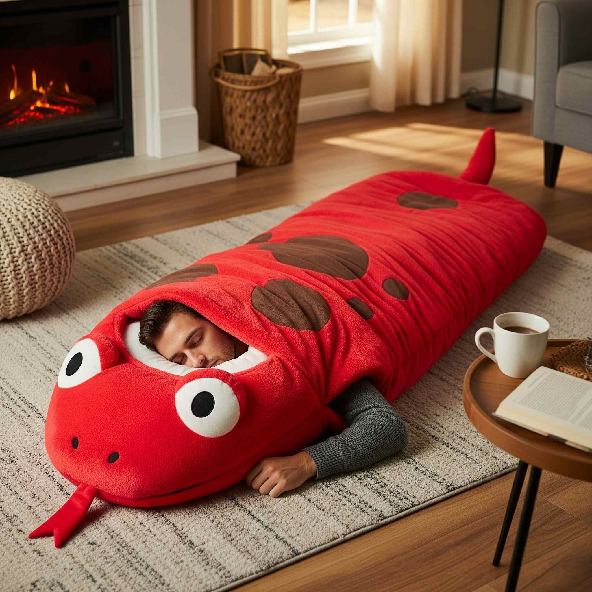 Snake-shaped Sleeping Bag | Practical, Fun &amp; Incredibly Cozy