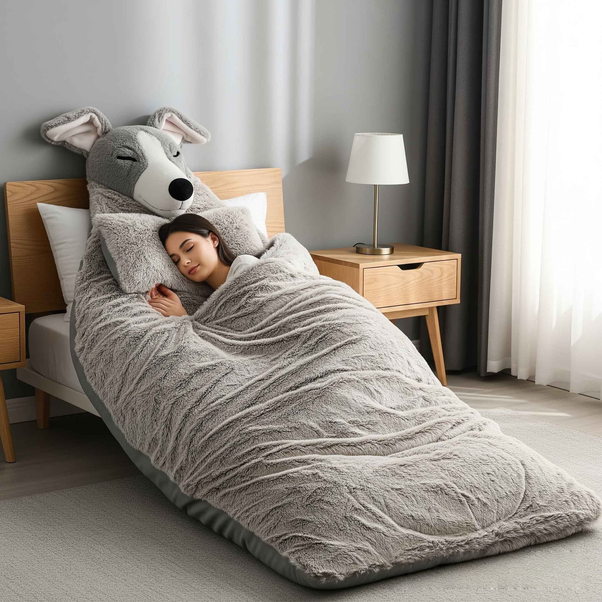 Fluffy Dog Sleeping Bags: A Cozy Hug Every Time You Sleep|The best choice for winter!