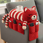 Crochet (Cat Dog Rabbit) Sofa Organizer | Perfect for Holding Remotes & Drinks