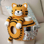 Crochet (Cat Dog Rabbit) Sofa Organizer | Perfect for Holding Remotes & Drinks