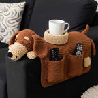 Crochet (Cat Dog Rabbit) Sofa Organizer | Perfect for Holding Remotes & Drinks