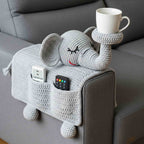 Crochet (Cat Dog Rabbit) Sofa Organizer | Perfect for Holding Remotes & Drinks