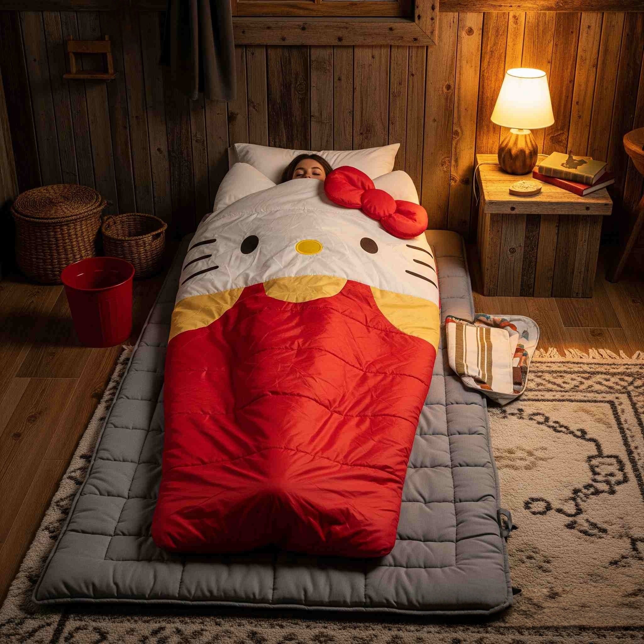 Cute Hello Kitty Sleeping Bag for Fans of Comfort &amp; Kawaii Style
