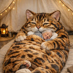 Fluffy Cat Sleeping Bags Perfect for Kids, Adults & Cat Lovers