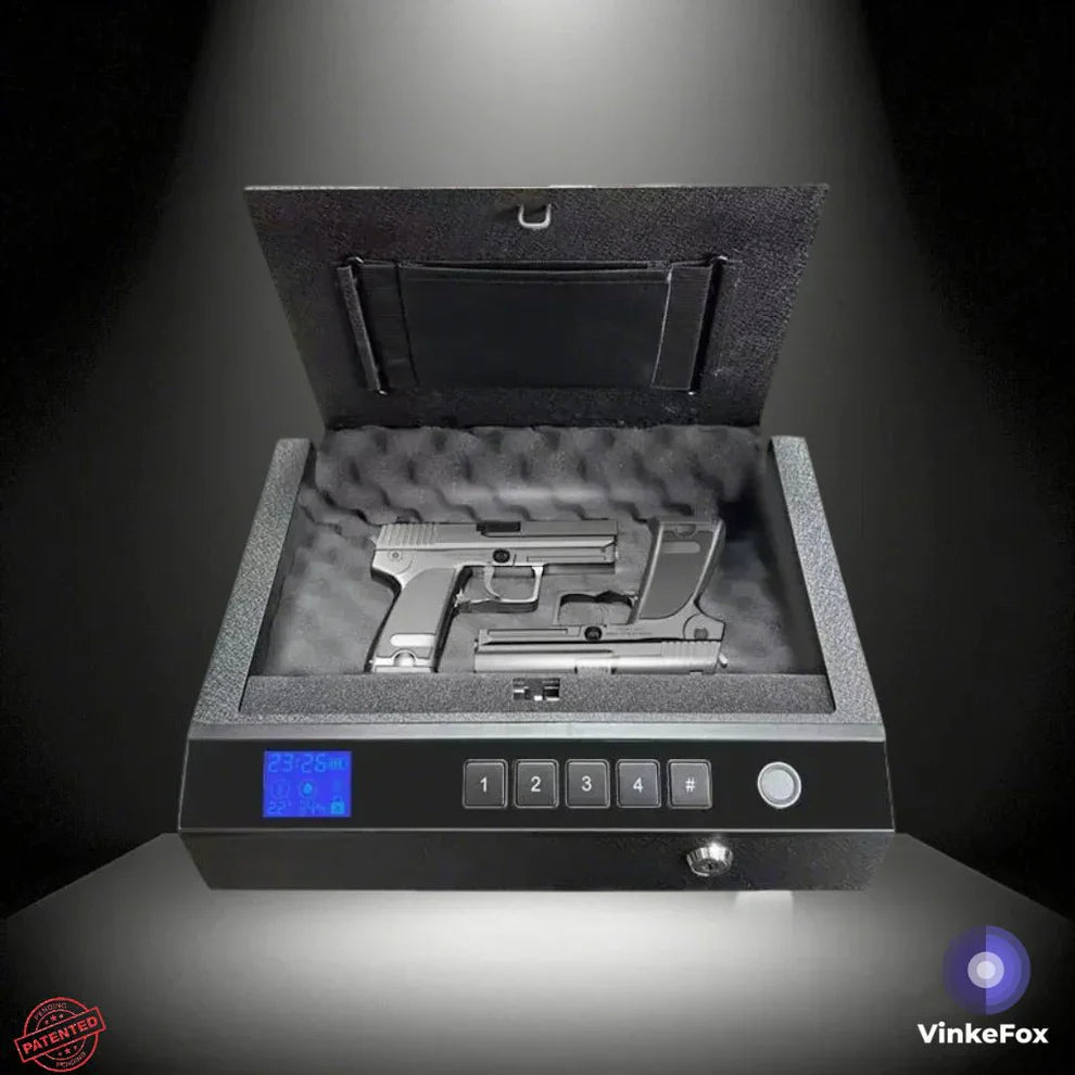 Portable Biometric Gun Safe Box
