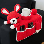 Crochet (Cat Dog Rabbit) Sofa Organizer | Perfect for Holding Remotes & Drinks